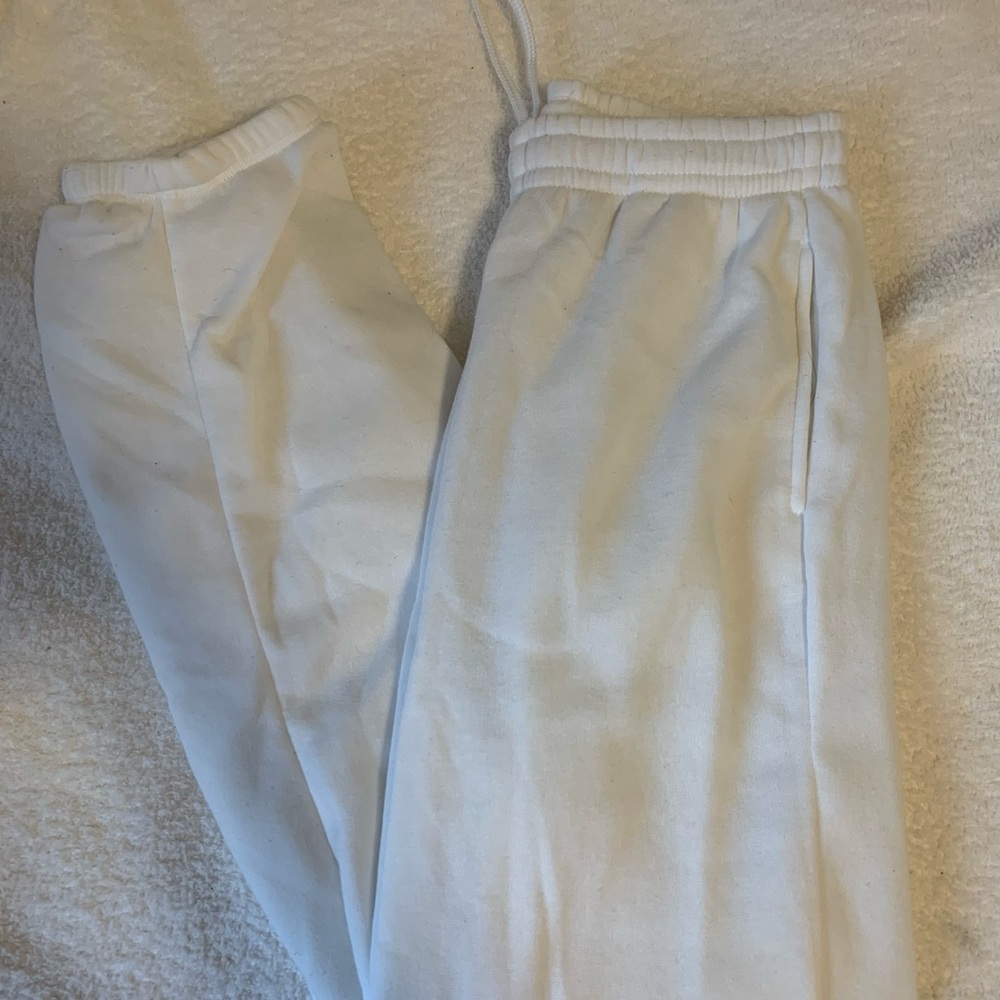 Simply Blessed White Sweatpants